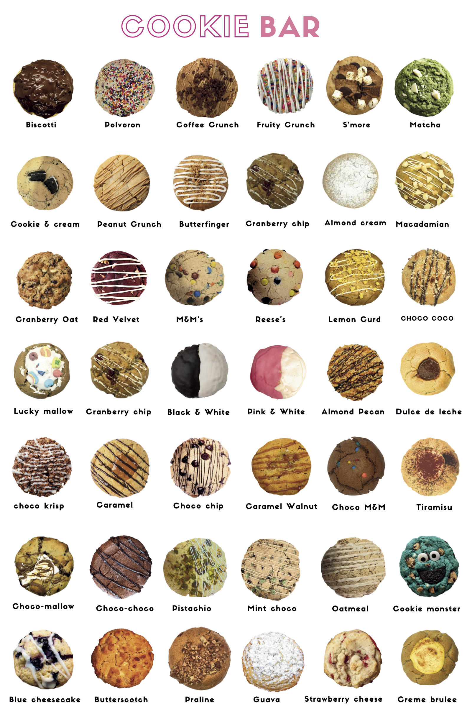 wabbles desserts and sweets menu